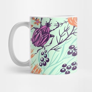 Nature Insect Pattern Mug